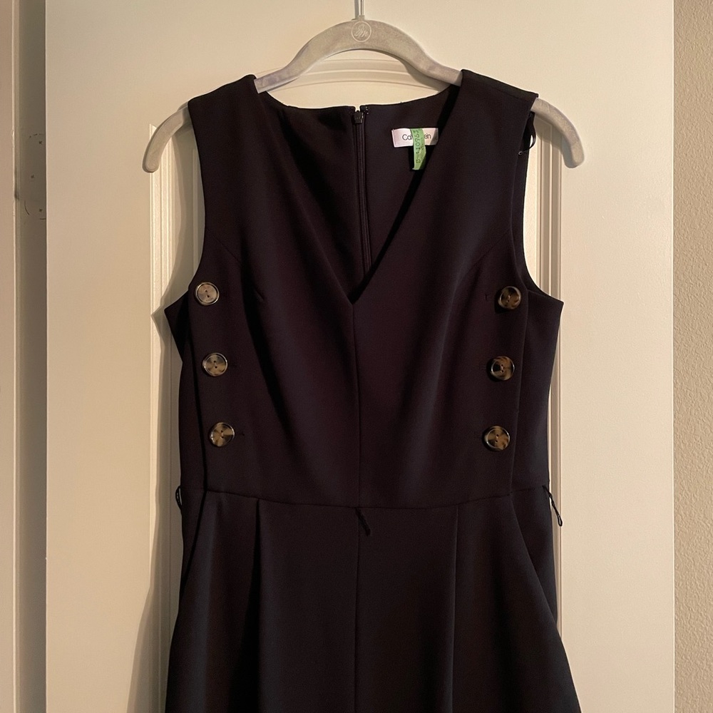 Calvin Klein Black Wide Leg Junpsuit